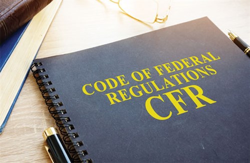 code of federal regulations cfr fda