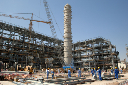 Qatargas 2 Processing Center Under Construction